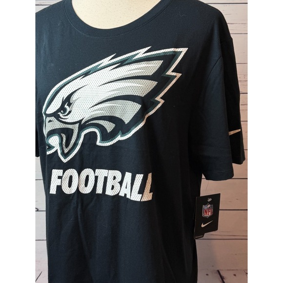 NWT The Nike Tee Philadelphia Eagles Large Mens T-Shirt Graphic Shirt NFL Black - Picture 8 of 11